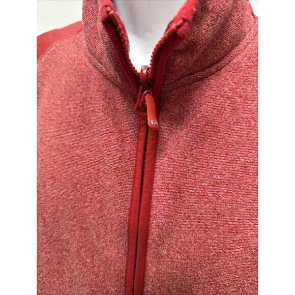 Arkansas Razorbacks Cutter & Buck Spark Men Jacket Red Fleece Gillet Vest XL - Picture 4 of 10